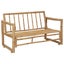 Garden Bench with Cushions Bamboo Toppki Carousel 6