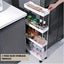 Brand New 4-Tier Laundry Storage Cart Cabinet Shelves Rack*Hot SALE Carousel 11