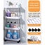 Brand New 4-Tier Laundry Storage Cart Cabinet Shelves Rack*Hot SALE Carousel 15