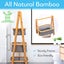 Eco-Friendly Bamboo 3-Tier Laundry Organizer Carousel 5