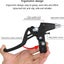 Bike Brake Levers, Universal Handlebar Aluminum Alloy Bicycle Handle For Mountai Carousel 3