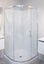 Curved shower box 1000 Single sliding door FF310 Carousel 1