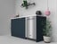 1200mm long Italian Made Kitchenette with Blum Hardware Carousel 3