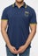 Nirvana Polo T Shirt Smile Face Band Logo new Official Mens Navy Blue Carousel 3