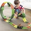 Race Car Tracks with LED Lights Race Car Dinosaur Carousel 9