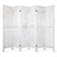 Artiss 6 Panel Room Divider Screen Privacy Wood Foldable Stand Timber White Carousel 1