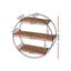 Floating Wall Shelves Brackets Round 3 Tiers Display Diy Wall Mount Rack Carousel 2