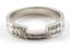 9ct White Gold Diamond Square Cluster Ring set **CLEARANCE** Carousel 7