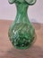 Superb Green with White Speckles Art Glass Vase Carousel 4