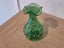 Superb Green with White Speckles Art Glass Vase Carousel 8