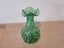 Superb Green with White Speckles Art Glass Vase Carousel 1