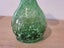 Superb Green with White Speckles Art Glass Vase Carousel 17