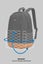 Pacsafe GO 25L Anti-Theft Recycled Backpack Jet Black Carousel 12