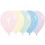Sempertex 30cm Age 7 Pastel Matte Assorted Latex Balloons, - Pack of 25 Carousel 1