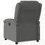 Massage Recliner Chair Dark Grey Fabric Tioila Carousel 6