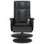 Massage Recliner Chair with Footstool Black Faux Leather Tplpxb Carousel 3