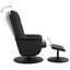 Massage Recliner Chair with Footstool Black Faux Leather Tplpxb Carousel 6