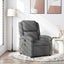 Massage Recliner Chair Dark Grey Fabric Tioila Carousel 1