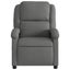 Massage Recliner Chair Dark Grey Fabric Tioila Carousel 4