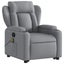 Stand Up Massage Recliner Chair Light Grey Fabric Txbppna Carousel 3
