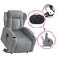 Stand Up Massage Recliner Chair Light Grey Fabric Txbppna Carousel 5