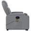 Stand Up Massage Recliner Chair Light Grey Fabric Txbppna Carousel 9