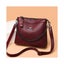 Women's Chain Detailed Messenger Bag-Claret Red Carousel 3