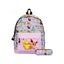 Only Ly Pokemon Patterned School Bag and Pencil Case Multicolor Carousel 1