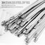 NEW new 100Pcs Stainless Steel Cable Ties Metal Zip Ties *Sale NOW* Carousel 8