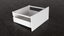 800mm wide 3 drawers base cabinet with DTC Runners Carousel 3