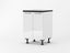 1200mm Kitchenette - White Gloss Carousel 5