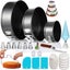 100 PCS Cake Pan Sets for Baking + Cake Decorating Kit: 3 Non-Stick Springform P Carousel 1