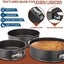 100 PCS Cake Pan Sets for Baking + Cake Decorating Kit: 3 Non-Stick Springform P Carousel 6