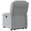 Stand Up Massage Recliner Chair Light Grey Fabric Txbpatx Carousel 4