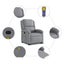 Stand Up Massage Recliner Chair Light Grey Fabric Txbpatx Carousel 7