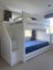 Loft bed, solid wood in white, made in NZ Carousel 3