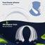 USB Rechargeable Bladeless Portable Neck Fan-Pink Carousel 2