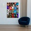 1 PANEL FREE SHIPPING - Large Canvas Print - Kaws Carousel 3