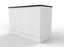 1300mm Wide White Snow Matte Kitchenette Carousel 3