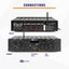 Amplifier Hi Fi - 4x 100W - BT - MP3 8 speakers Carousel 12