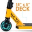 MADD GEAR RENEGADE RASCAL SCOOTER ORANGE / TEAL Carousel 5