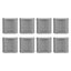 8PCS Rubber Caster Cups Furniture Wheel Stoppers Floor Protector for Bed Office Carousel 1