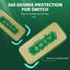 Golden-green Eva Storage Bag Console Carry Case Compatible Nintendo Switch/oled Carousel 5
