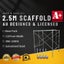 Mobile scaffolding 2.5m L Carousel 1