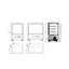 1.7m Commerical Chilled Food Cake Display 4 Tier Refrigerator Fridge Cabinet Carousel 4