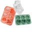2p Rose Ice Cube Mold, Heart Shapes Ice Cube Tray Silicone Ice Mold Fun Shapes3 Carousel 2