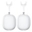 2pcs Case Cover for AirPods Apple Max Headphones Clear Case Protective Cover -Wh Carousel 4