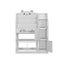 4 Tiers Kids Bookshelf Storage Children Bookcase Toy Organiser Display Carousel 3