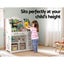 4 Tiers Kids Bookshelf Storage Children Bookcase Toy Organiser Display Carousel 4