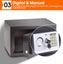 8.5L Electronic Safe Digital Security Box Home Office Cash Deposit Password Carousel 6